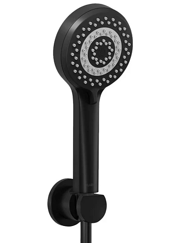 Душевой гарнитур Kludi DIVE 6895039-00 черный матовый Душевой гарнитур Kludi DIVE 6895039-00 черный матовый