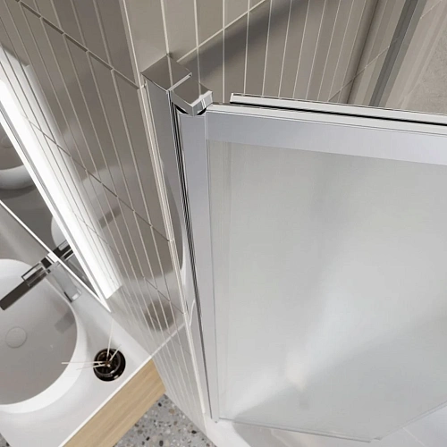 Шторка на ванну BelBagno LUCE-VF-11-90/145-P-Cr Шторка на ванну BelBagno LUCE-VF-11-90/145-P-Cr