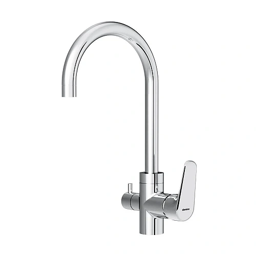 Смеситель для кухни Damixa Merkur 400730000 с каналом для питьевой воды, хром Смеситель для кухни Damixa Merkur 400730000 с каналом для питьевой воды, хром