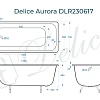 Ванна чугунная Delice Aurora 1400х700 DLR230617 Ванна чугунная Delice Aurora 1400х700 DLR230617