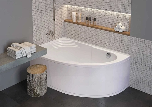 Акриловая ванна Roca Merida 170x100 асимметричная левая белая 248644000 Акриловая ванна Roca Merida 170x100 асимметричная левая белая 248644000