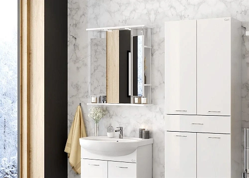 Зеркальный шкаф Onika ВАЛЕРИЯ 65.02 206505 Зеркальный шкаф Onika ВАЛЕРИЯ 65.02 206505