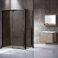Душевой уголок Vincea Lugano VSR-1L9012CGB-1, 1200x900, черный, стекло тонированное Душевой уголок Vincea Lugano VSR-1L9012CGB-1, 1200x900, черный, стекло тонированное