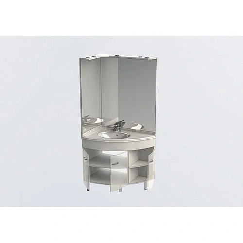 Комплект мебели Aquanet Корнер 89 L белый (закрытый) 00161232 Комплект мебели Aquanet Корнер 89 L белый (закрытый) 00161232