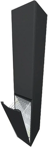 Шкаф-пенал Style Line Бергамо с корзинойлюкс PLUS черный СС-00002331 Шкаф-пенал Style Line Бергамо с корзинойлюкс PLUS черный СС-00002331