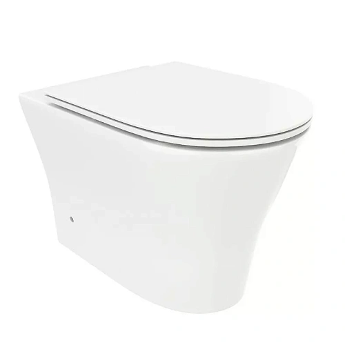 Унитаз приставной Ceruttispa ADIGE F CT8907 безободковый, сиденье микролифт Унитаз приставной Ceruttispa ADIGE F CT8907 безободковый, сиденье микролифт