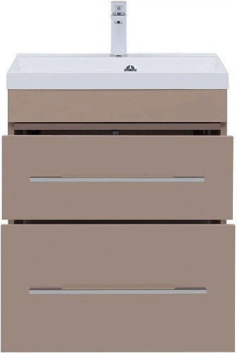 Тумба под раковину Aquanet Верона 60 капучино (2 ящика) 00304536 Тумба под раковину Aquanet Верона 60 капучино (2 ящика) 00304536