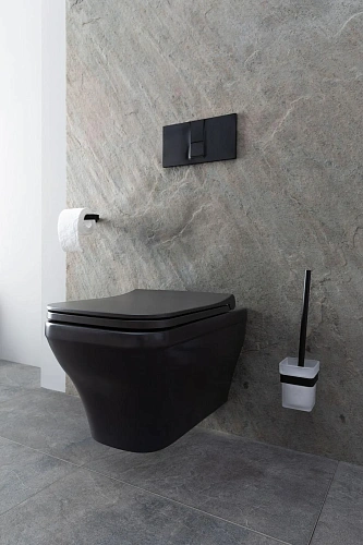 Унитаз подвесной Allen Brau Infinity 4.21011.AN с крышкой, антрацит Унитаз подвесной Allen Brau Infinity 4.21011.AN с крышкой, антрацит