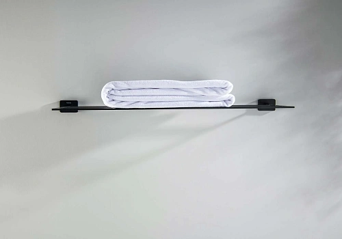 Полотенцедержатель Aquatek ЛИБРА AQ4322MB черный матовый Полотенцедержатель Aquatek ЛИБРА AQ4322MB черный матовый