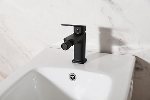 Смеситель для биде Gid Niagara L057-BM-B L057BMB черный матовый Смеситель для биде Gid Niagara L057-BM-B L057BMB черный матовый