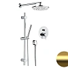 Душевая система Remer X Style X09S01OBG, золото брашированное Душевая система Remer X Style X09S01OBG, золото брашированное