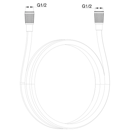Душевой шланг Wonzon & Woghand 1200 мм белый матовый (WW-RG01-1200-MW) Душевой шланг Wonzon & Woghand 1200 мм белый матовый (WW-RG01-1200-MW)