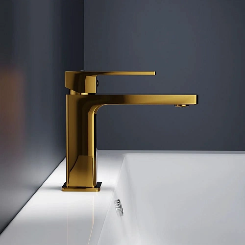 Смеситель для раковины Damixa Gala 530210600 золото Смеситель для раковины Damixa Gala 530210600 золото