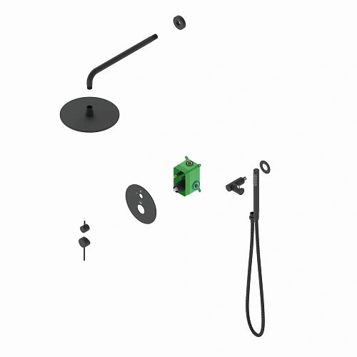 Душевая система Timo Saona SX-2369/03SM встраиваемая черный Душевая система Timo Saona SX-2369/03SM встраиваемая черный