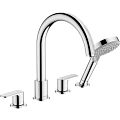 Смеситель на борт ванны Hansgrohe Vernis Blend на 4 отверстия 71456000, хром Смеситель на борт ванны Hansgrohe Vernis Blend на 4 отверстия 71456000, хром
