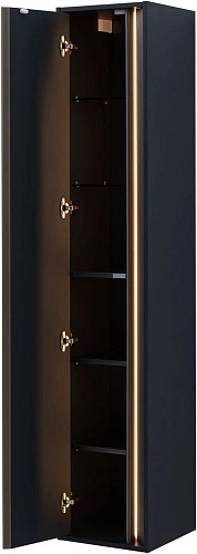 Шкаф-пенал Allen Brau Activity 35 1.34009.AM L антрацит матовый/олива брашированная Шкаф-пенал Allen Brau Activity 35 1.34009.AM L антрацит матовый/олива брашированная