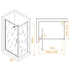 Душевой уголок RGW SV-145B 1000x700 мм 703214507-14 черный Easy Clean Душевой уголок RGW SV-145B 1000x700 мм 703214507-14 черный Easy Clean