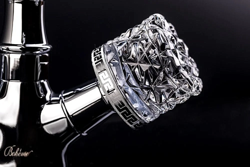 Смеситель для раковины Boheme CRYSTAL хром (двуручковый) 277-CRST на 3 отверстия Смеситель для раковины Boheme CRYSTAL хром (двуручковый) 277-CRST на 3 отверстия