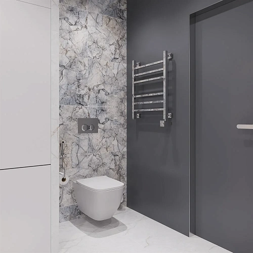 Полотенцесушитель электрический EWRIKA Деметра LP 60х50, хром R 536139 Полотенцесушитель электрический EWRIKA Деметра LP 60х50, хром R 536139