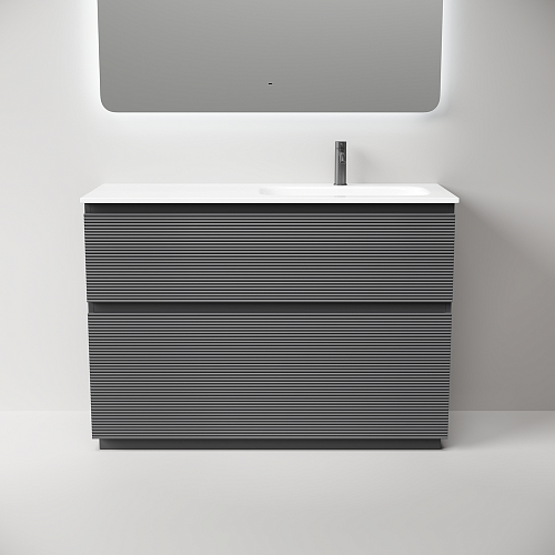 Тумба под раковину SANCOS Folk Floor FL120FRGS правая 1190х445х850 Grey soft, напольная Тумба под раковину SANCOS Folk Floor FL120FRGS правая 1190х445х850 Grey soft, напольная