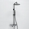 Душевая система WasserKRAFT A114.160.217.CB Thermo с термостатом черный Душевая система WasserKRAFT A114.160.217.CB Thermo с термостатом черный