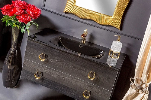 Тумба под раковину Armadi Art Neoart 100смx48 (52) Black Wood 831-100-BW Тумба под раковину Armadi Art Neoart 100смx48 (52) Black Wood 831-100-BW