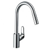 Картинка анонса товара «смеситель для кухни hansgrohe 240, с вытяжным душем, 2jet, sbox 73880000»