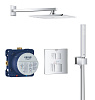 Картинка анонса товара «душевая система grohe grohtherm cube термостататическая, встраиваемая, хром (34741000)»