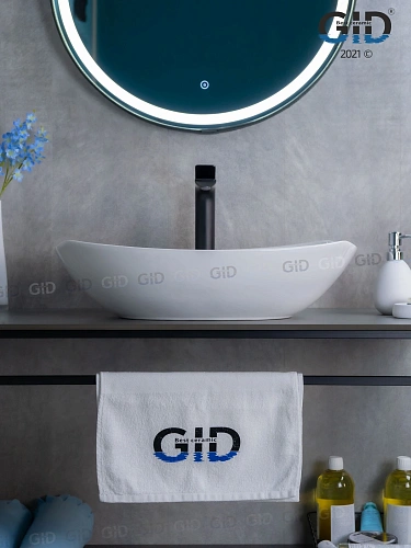 Раковина Gid N9137 51177 накладная белая 56x40x16 Раковина Gid N9137 51177 накладная белая 56x40x16