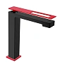 Смеситель для раковины Boheme Q 142-BR BlackRed Смеситель для раковины Boheme Q 142-BR BlackRed