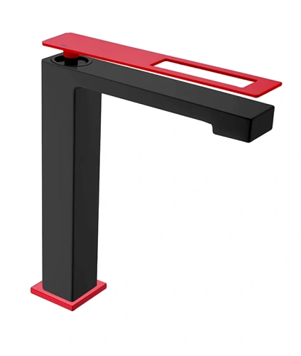Смеситель для раковины Boheme Q 142-BR BlackRed Смеситель для раковины Boheme Q 142-BR BlackRed