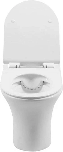 Унитаз подвесной Aquanet Rimless Roll-W CL-12249D с сиденьем Унитаз подвесной Aquanet Rimless Roll-W CL-12249D с сиденьем