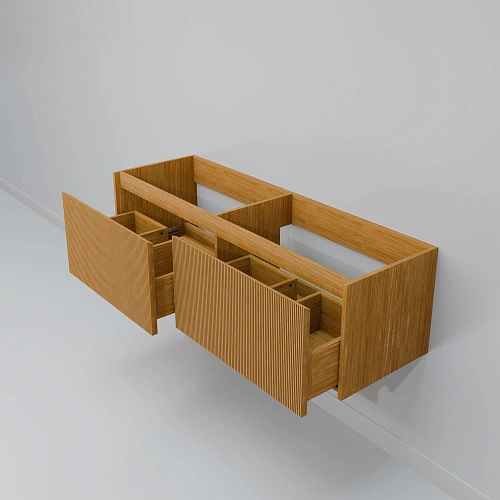 Тумба под раковину ArtDecco Elizabeth 140 AEL14W11D000 подвесная, белый дуб Тумба под раковину ArtDecco Elizabeth 140 AEL14W11D000 подвесная, белый дуб