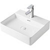 Картинка анонса товара «раковина orange b04-500w накладная, белый»