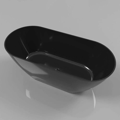 Ванна из искусственного камня WHITECROSS Coral A 165x75 (черный глянец) искусственный камень 0213.16 0213.165075.101 Ванна из искусственного камня WHITECROSS Coral A 165x75 (черный глянец) искусственный камень 0213.16 0213.165075.101