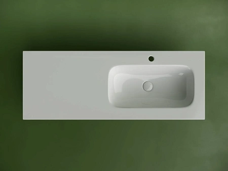 Раковина Ceramica Nova Grace CN7021 мебельная 1210x457x137 с чашей справа и отверстием под смеситель белый Раковина Ceramica Nova Grace CN7021 мебельная 1210x457x137 с чашей справа и отверстием под смеситель белый