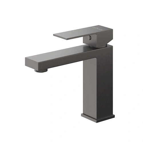 Смеситель для раковины CEZARES SLIDER-LS-GM с донным клапаном, оружейная сталь Смеситель для раковины CEZARES SLIDER-LS-GM с донным клапаном, оружейная сталь