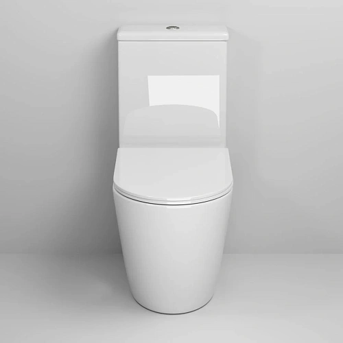 Унитаз напольный GROSSMAN GR-4480S Color 620x365x810 безободковый с тонкой крышкой Унитаз напольный GROSSMAN GR-4480S Color 620x365x810 безободковый с тонкой крышкой