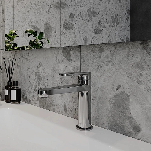 Смеситель для раковины AQUAme Novara AQM6910CR хром Смеситель для раковины AQUAme Novara AQM6910CR хром