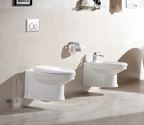 Биде подвесное CeramaLux 2031 белый Биде подвесное CeramaLux 2031 белый