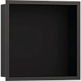 Настенный короб Hansgrohe XtraStoris Individual, с дизайнерской рамой, 30х30х10 см 56098340, шлифова Настенный короб Hansgrohe XtraStoris Individual, с дизайнерской рамой, 30х30х10 см 56098340, шлифова