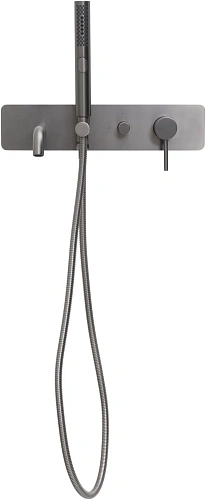 Смеситель для ванны Allen Brau Priority 5.31A05-MG (с внутренней частью) графит брашированный Смеситель для ванны Allen Brau Priority 5.31A05-MG (с внутренней частью) графит брашированный