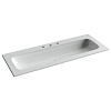 Картинка анонса товара «раковина ceramica nova grace cn7024 мебельная 1210x457x137 с тремя отверстиями под смеситель белый»