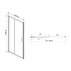 Душевая дверь Vincea Garda VDS-1G120CLGM, 1200, вороненая сталь, стекло прозрачное Душевая дверь Vincea Garda VDS-1G120CLGM, 1200, вороненая сталь, стекло прозрачное