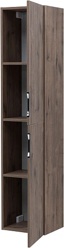 Шкаф-пенал Aquanet Алвита New 35 00334189 дуб веллингтон табак Шкаф-пенал Aquanet Алвита New 35 00334189 дуб веллингтон табак