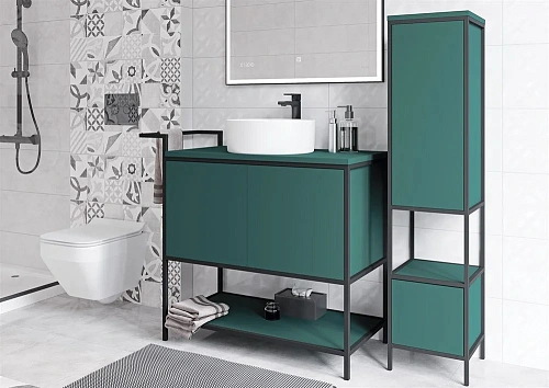 Душевая система Cersanit BRASKO BLACK с термостатом A63112 Душевая система Cersanit BRASKO BLACK с термостатом A63112