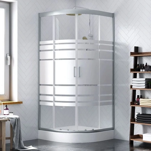 Душевой уголок AM.PM Tender W45G-301-090TM Twin Slide 90 90x90, профиль хром, стекло прозрачное Душевой уголок AM.PM Tender W45G-301-090TM Twin Slide 90 90x90, профиль хром, стекло прозрачное