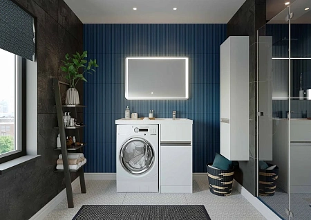 Шкаф-пенал Aquaton Лондри белый 1A236203LH010 Шкаф-пенал Aquaton Лондри белый 1A236203LH010