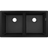 Кухонная мойка Hansgrohe S51 S510-U770 370/370 43434170, черный графит