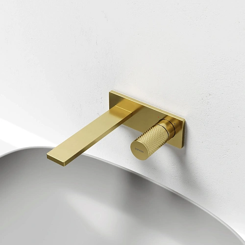 Смеситель для раковины Sancos Nexus SC9013BG с внутренней частью, брашированное золото, PVD покрытие Смеситель для раковины Sancos Nexus SC9013BG с внутренней частью, брашированное золото, PVD покрытие